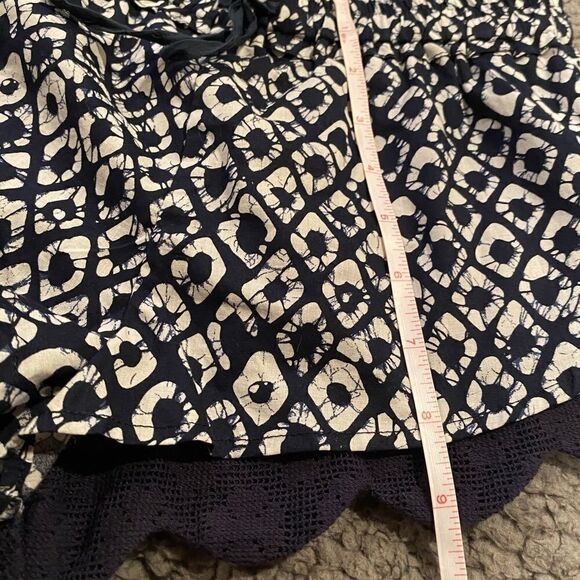 Indigo Rein Navy/White  Printed Shorts Sz Small - Picture 3 of 12